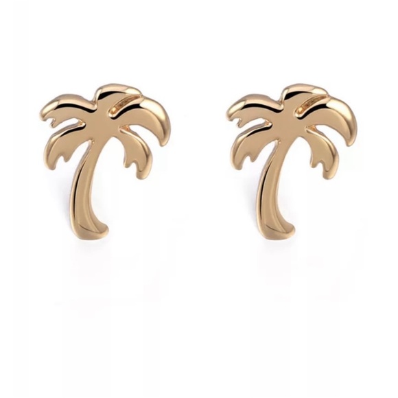 Jewelry - Palm Tree Stud Earrings